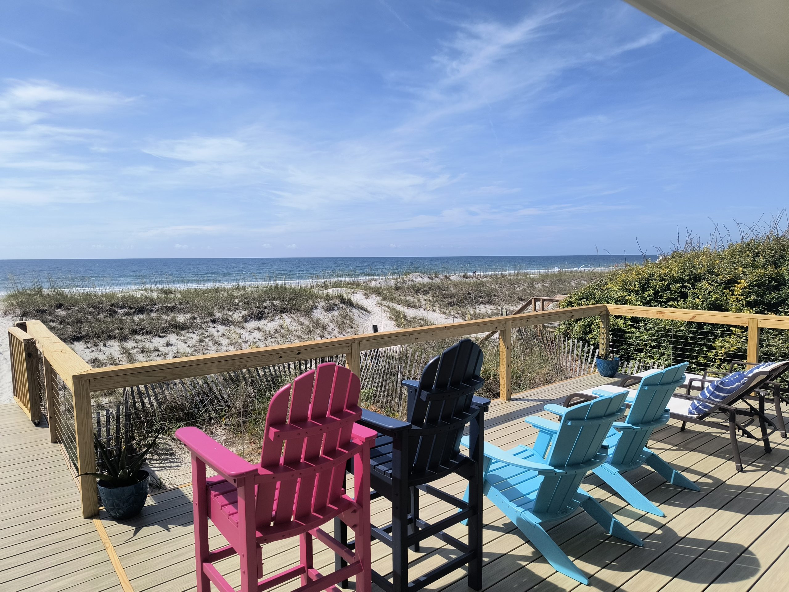 View from the deck