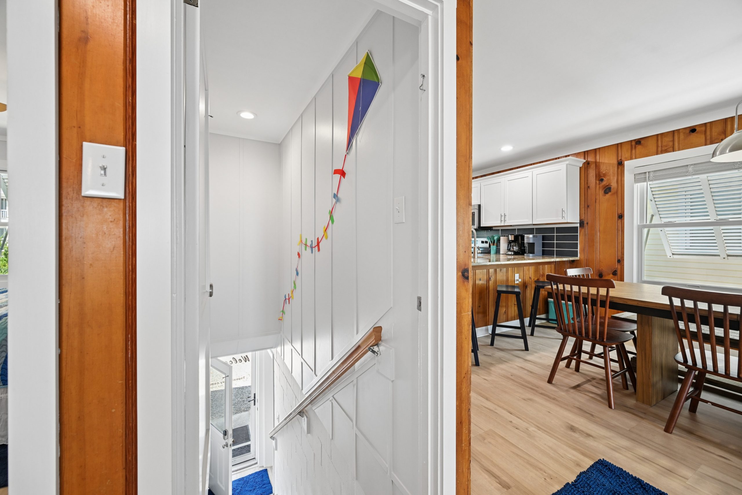 Travel between ground floor and main floor