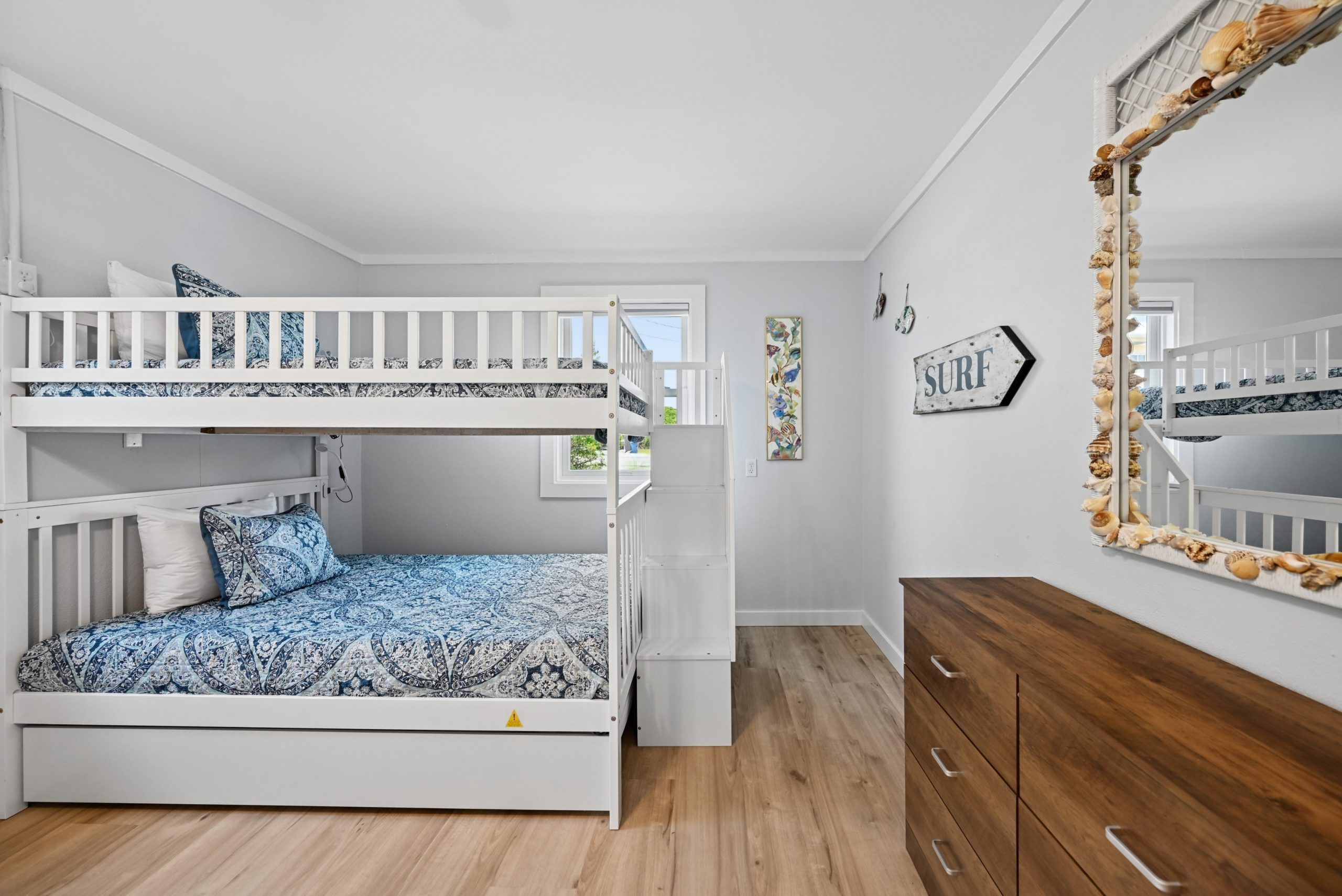 Not your traditional twin bunk, these are "full".