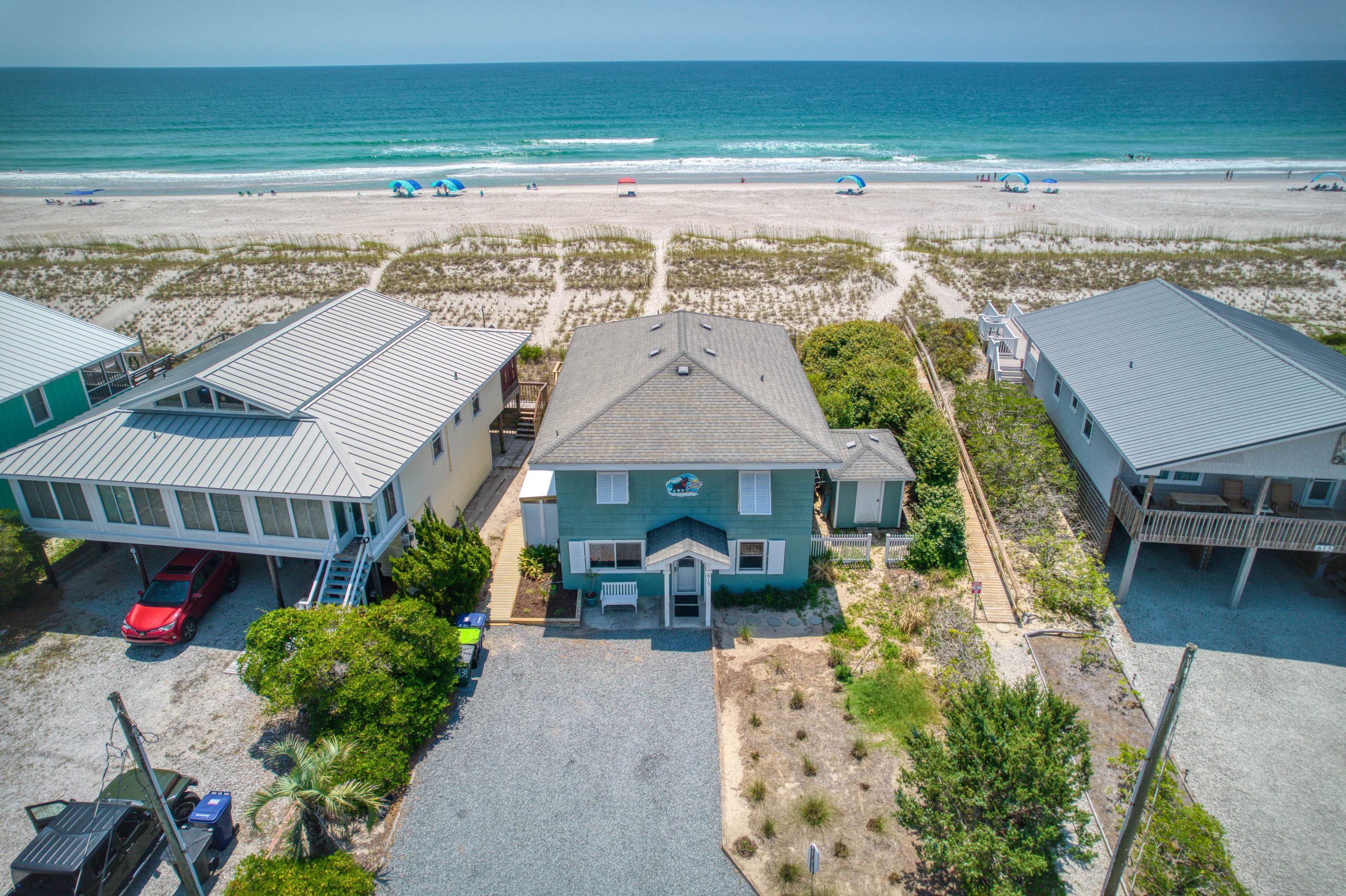 Yep, that close to the beach