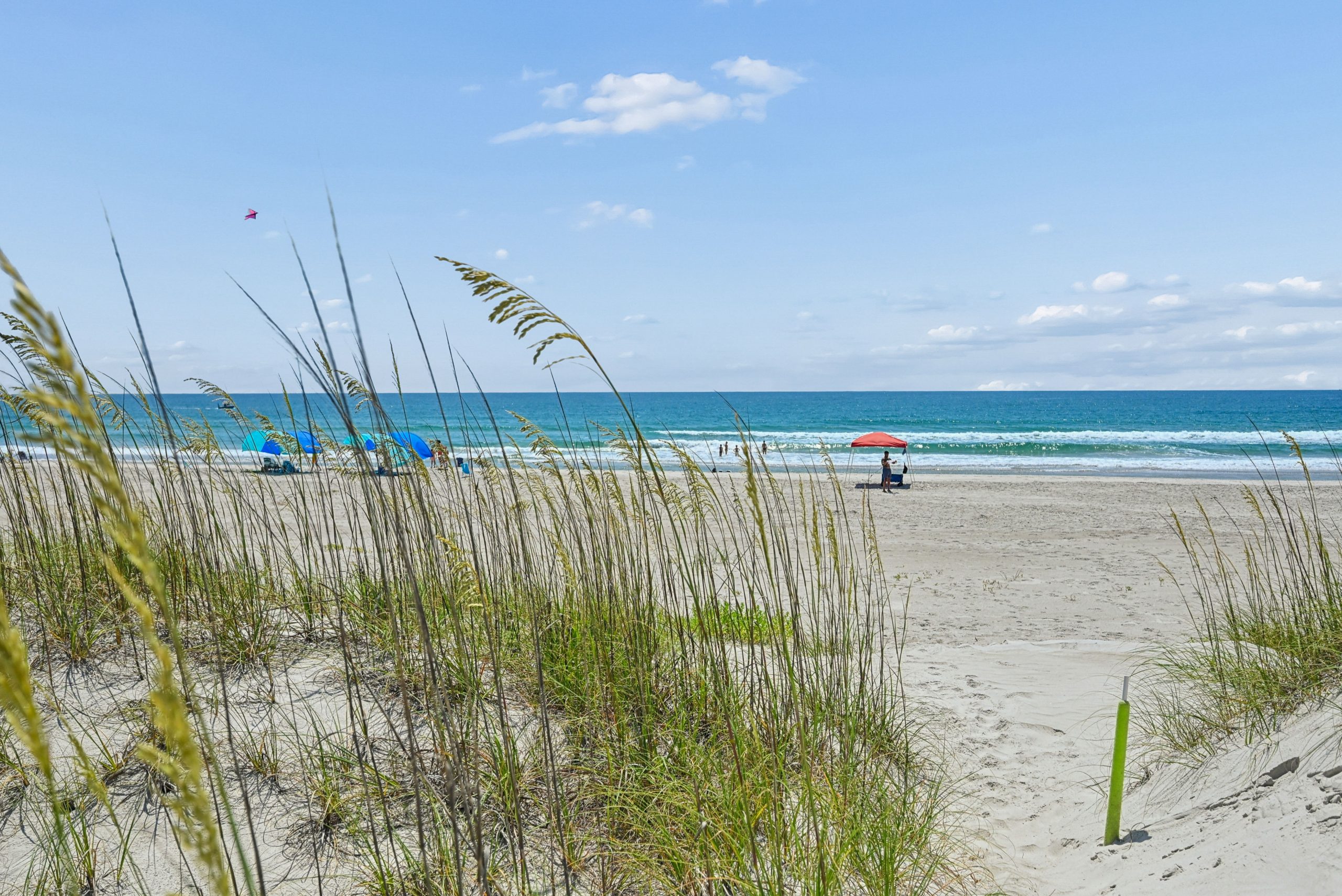 Lots of beach to spread out in